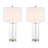 Brokk 23.75" Metal Glass Table Lamp Set-1164217471