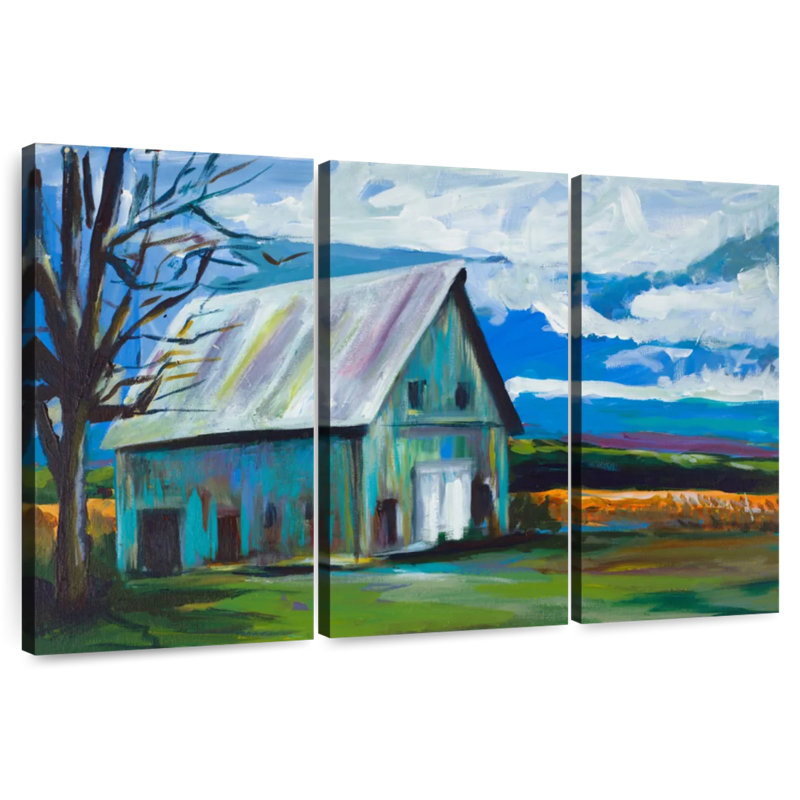 Lilie Old Barn, 48" H x 74" W