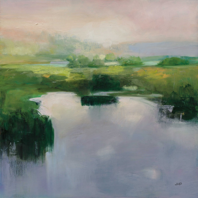 Still Water - Wrapped Canvas Painting, 20" H x 20" W  