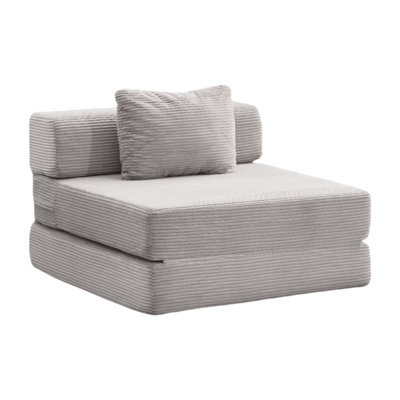 Canapé-lit simple pliant convertible, canapé-lit désossé, canapé-lit, fauteuil modulaire, une place