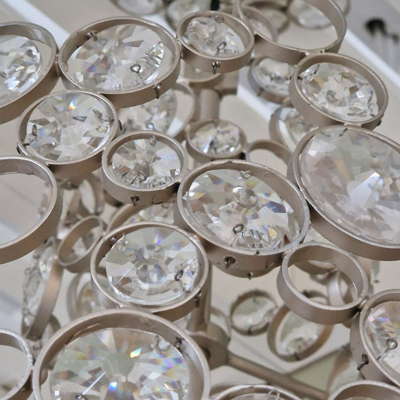 Zarate 2 - Light Gold Crystal Pendant