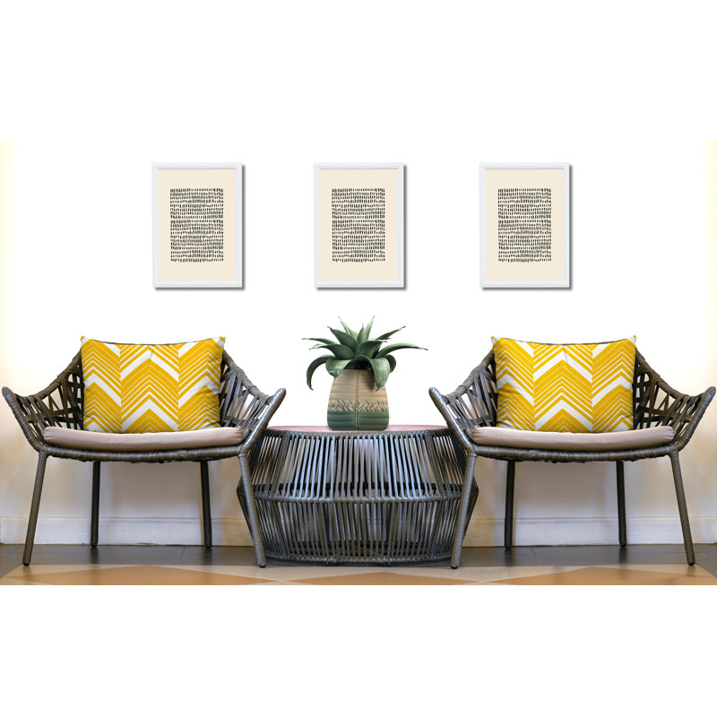 Housse et insert de coussin rectangulaire en polyester pour l'intérieur et l'extérieur, Jaune