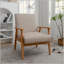 Fauteuil de style moderne Mid-Century de 25,38 po de largeur-19016414