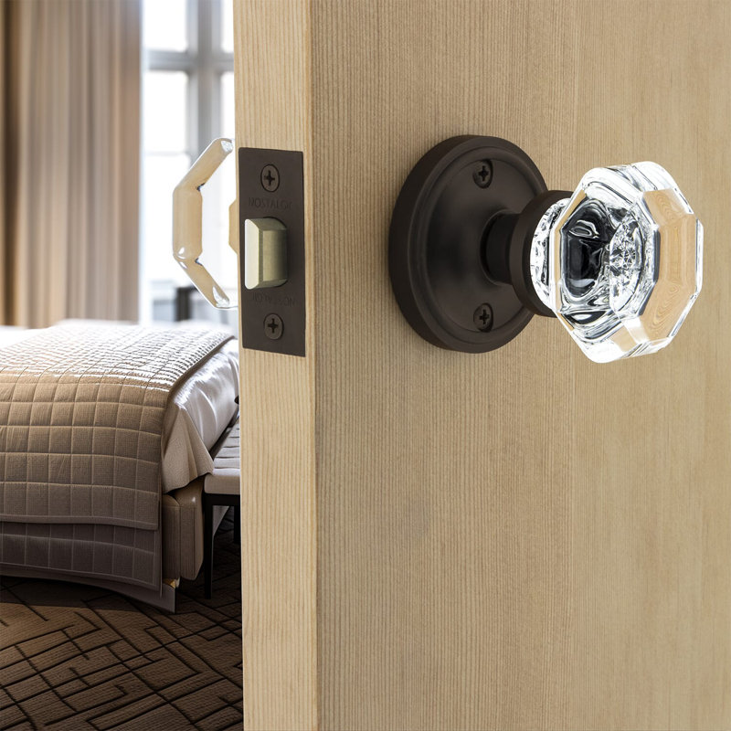 Classic Rosette with Waldorf Door Knob, Oil-Rubbed Bronze, 2-3/8”