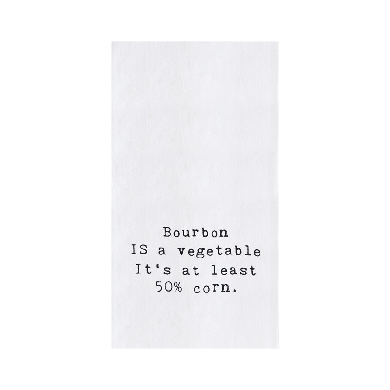 Serviette imprimée Bourbon Is A Légume