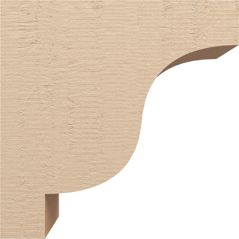 Bois de cèdre brut Newport, grain de bois TimberThane, brun clair apprêté, H 20 po x l 10 po x P 20 po