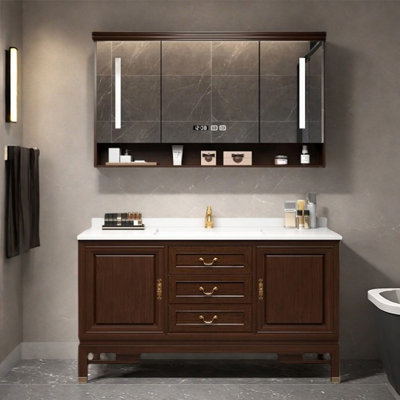 Meuble-lavabo de style américain rétro