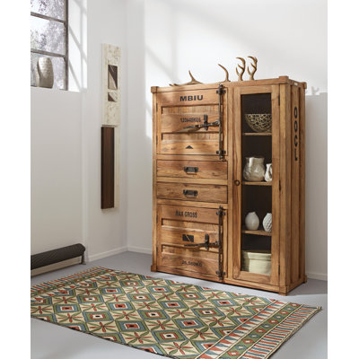 Hardeman 110cm Solid Wood Sideboard