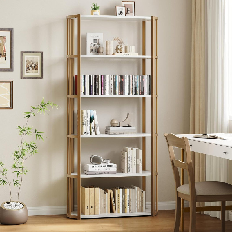 69.6cm H x 30cm W Standard Bookcase, White