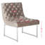 Dark Velvet Tufted Accent Chair-33012600