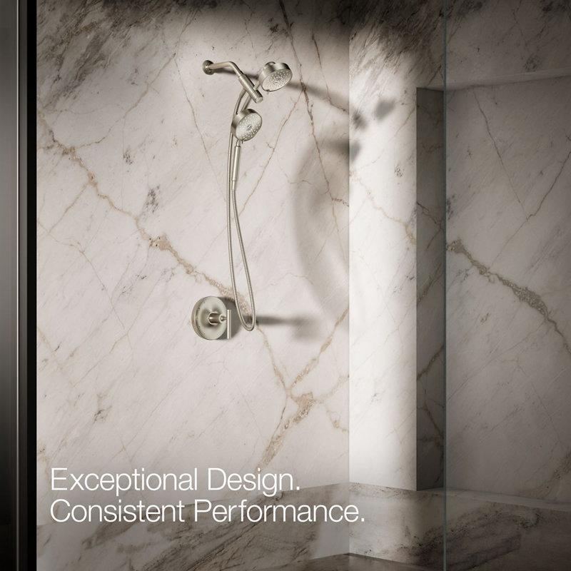 Purist® 2.5 GPM 2-In-1 Multifunction Shower Combo Kit, Vibrant Brushed Nickel