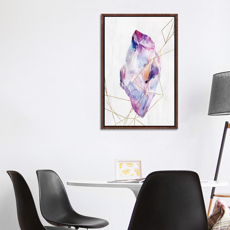 Lucid I 1 Piece Painting on Canvas, 101.6 cm H x 66.04 cm W, Classic Brown Wood Framed