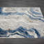 Tapis bleu / doré Marble-321004543