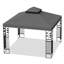 Auvent de remplacement pour pavillon de jardin 10 pi x 10 pi - Tissu à deux niveaux pour protéger le toit contre les intempéries et les rayons du soleil