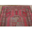 Tapis de couloir tribal fuchsia traditionnel 4 x 9