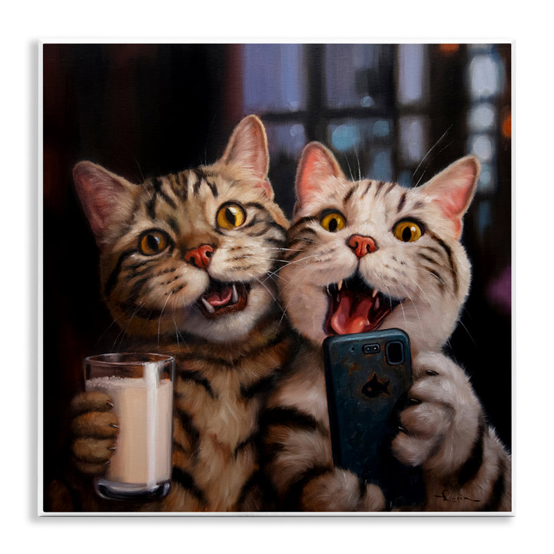 «Happy Selfie Cats» par Lucia Heffernan