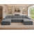 Polyester gris foncé