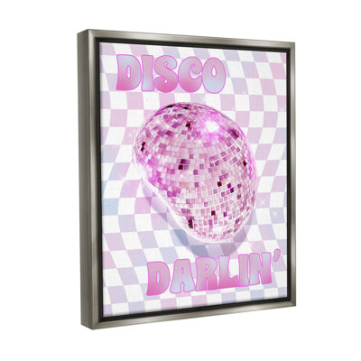 «Chequered Disco Darlin 'Floater Frame» par Ziwei Li sur