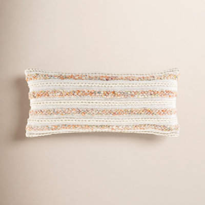 Lottie Striped Lumbar Pillow Cover