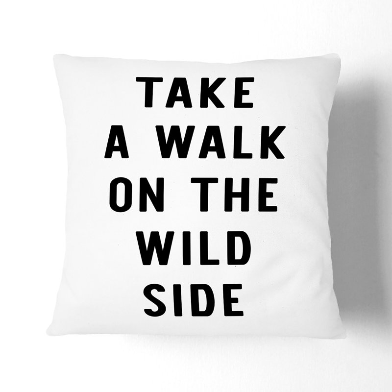 Wild Side Scatter Cushion, 40cm H x 40cm W x 15cm D, Stone