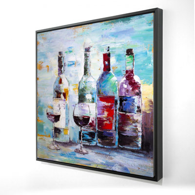 "Quatre bouteilles de vin"