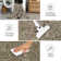 Vintage Machine Washable Area Rug Soft Non Slip Thin Floor Carpet, Low Pile Non Shedding Rug, Stain Resistant Printed Rug for Bedroom Living Room