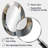 Abstract Shapes And Lines IV - Gold Oval Wall Mirror Decor-1989304448