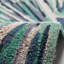 Tapis d'extérieur festonné Yusuke The Holiday Aisle® - turquoise
