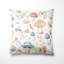 Coussin à imprimé animal - Coussin brun pastel-125945479