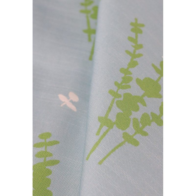 Eucalyptus Lumbar Pillow Cover & Insert, Blue/Green/White Floral Large