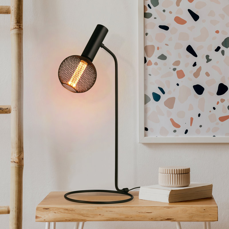 Anajah Metal Table Lamp, Black