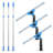 Window Washing Kit with Swivel Window Squeegee and 6' Telescopic Pole, 3 Pack-114267974