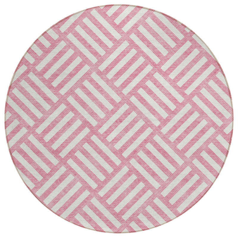 Tapis rond ivoire 8 po