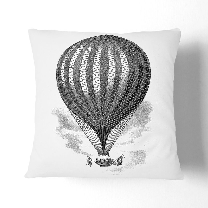Square Throw Cushion, 40cm H x 40cm W x 15cm D