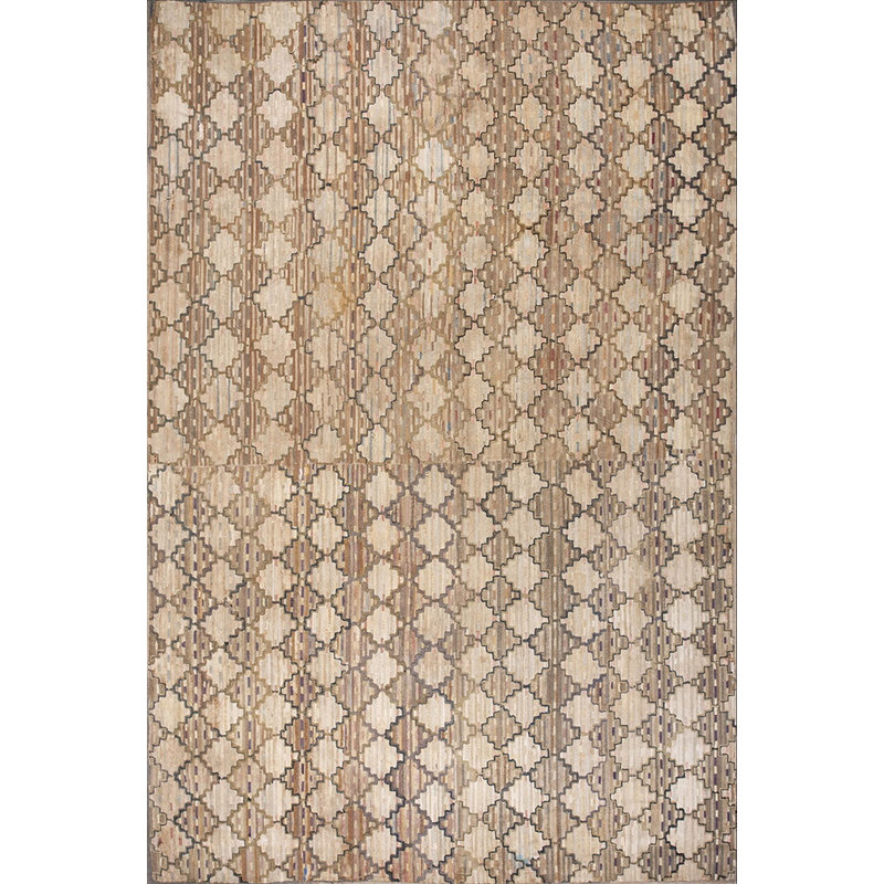 Tapis crocheté antique