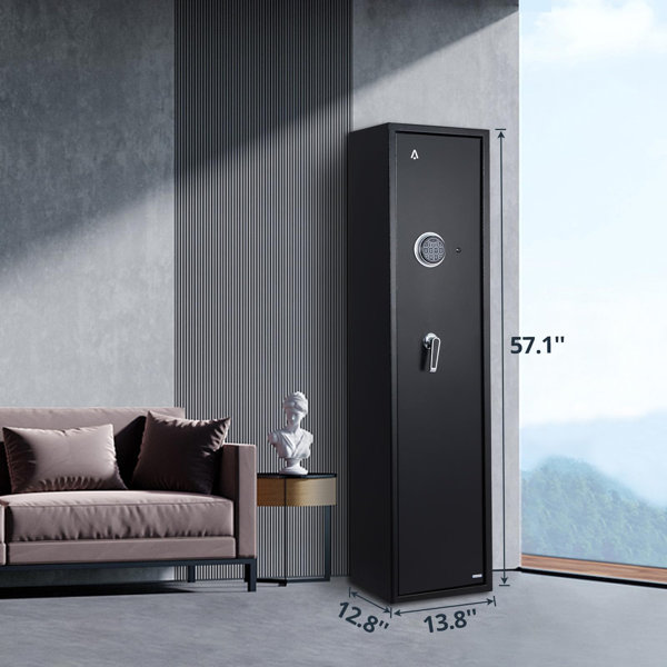 Standing 6 Rifle Safe Yuan Home 6-7 Long Rifle Gun Safe For Home Rifle And Pistols, Large Gun ...