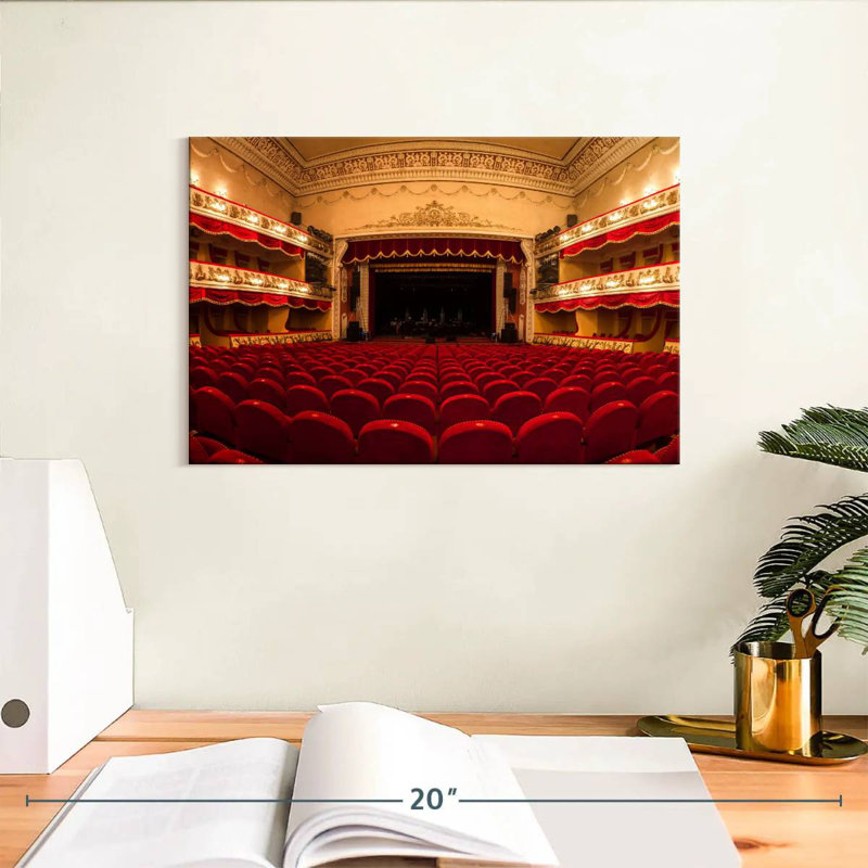 Lilie Opera Concert Hall, 8" H x 12" W