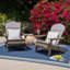 Chaise Adirondack pliante en bois massif Laffey-30796170