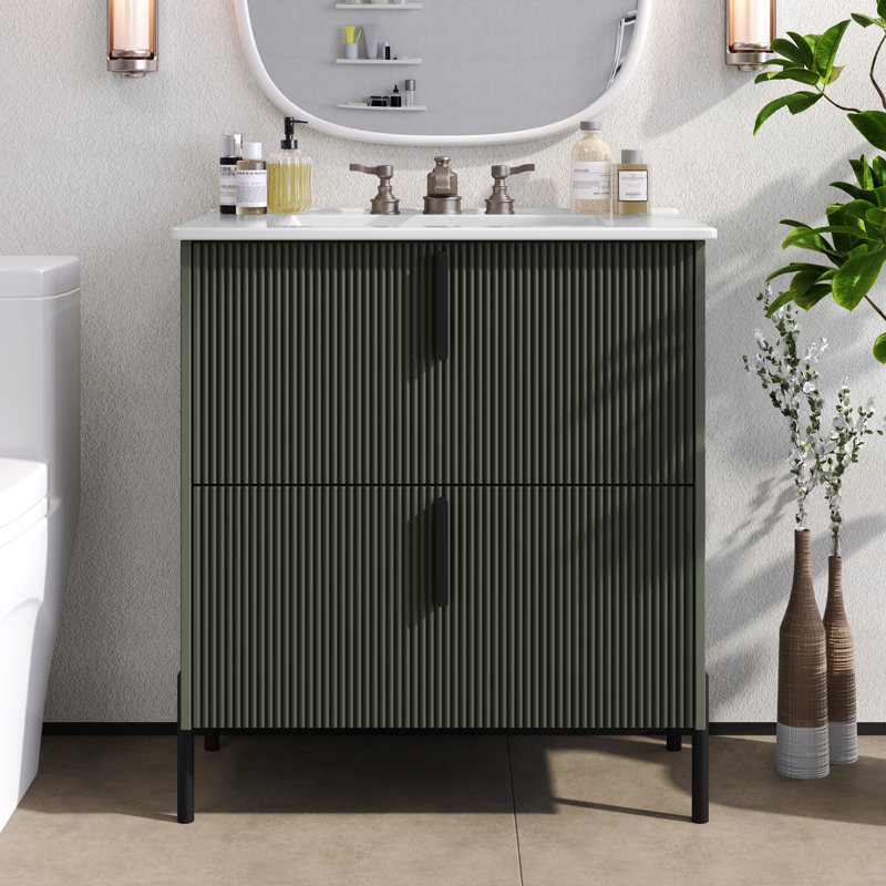 30" Single Bathroom Vanity Set