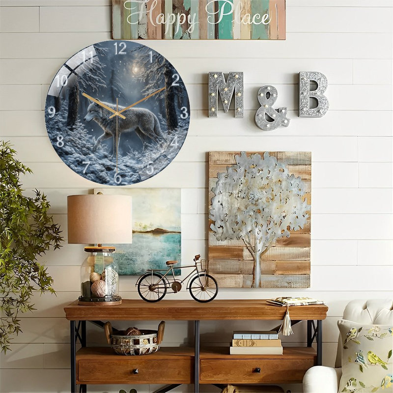 Horloge murale 12 po