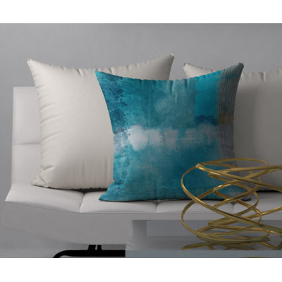 Simple Sparkling Square Throw Pillow