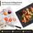 Cutting Boards For Kitchen - 20 X 15 X .5" Black Colour Coded Plastic Cutting Board With Non Slip Surface - Dishwasher Safe Chopping Board