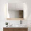 Armoire à pharmacie avec miroir en aluminium Brekken-353354703
