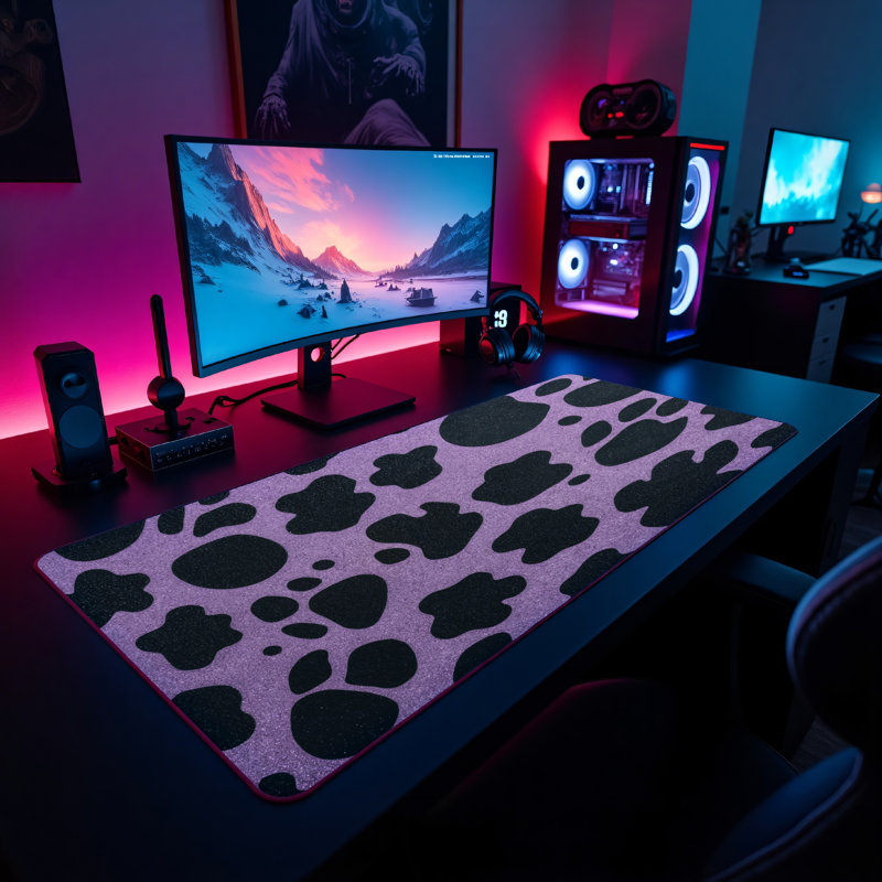 Polyester Desk Pad, 14.4x12.1
