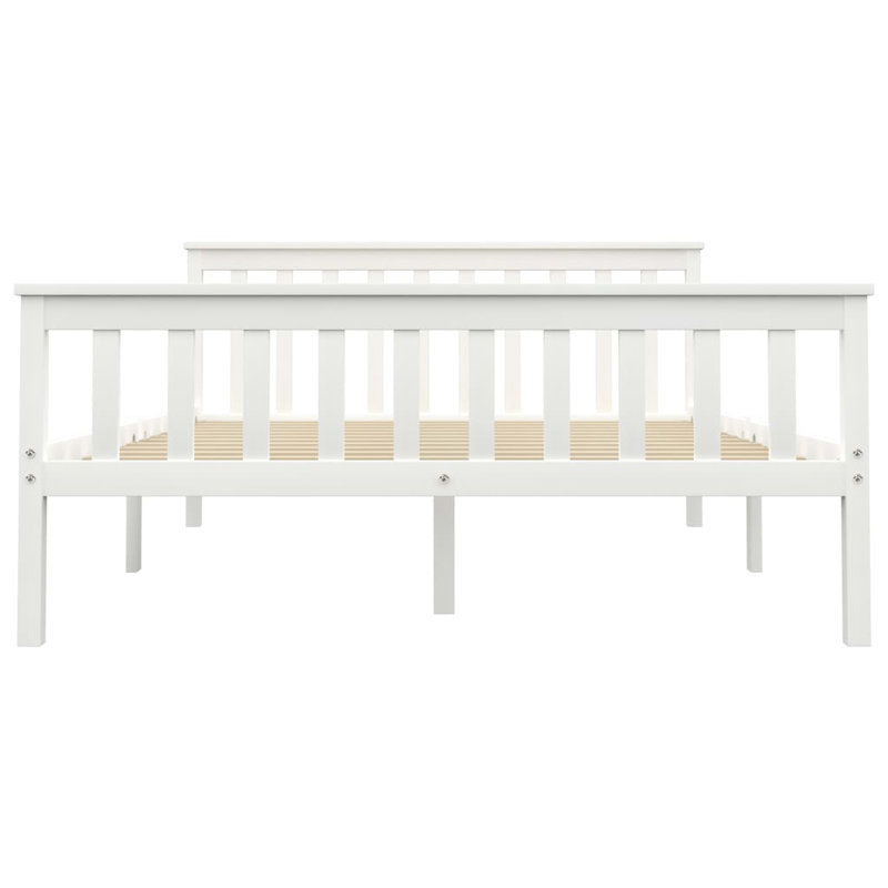 Whitworth Solid Wood Bed, white, European Double (140 x 200cm)