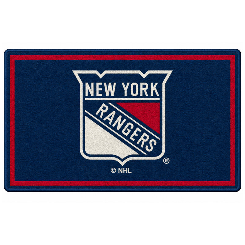 Tapis New York Rangers Spirit, Rectangle 5 pi 4 po x 7 pi 8 po