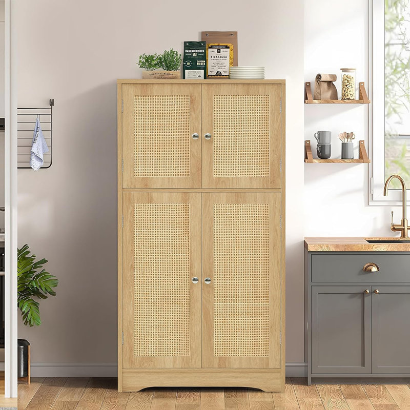 Bernovich Freestanding Bathroom Cabinet, Natural