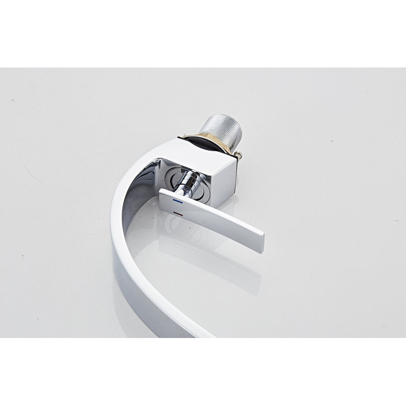 Single Hole Faucet Single-handle Bathroom Faucet, Chrome