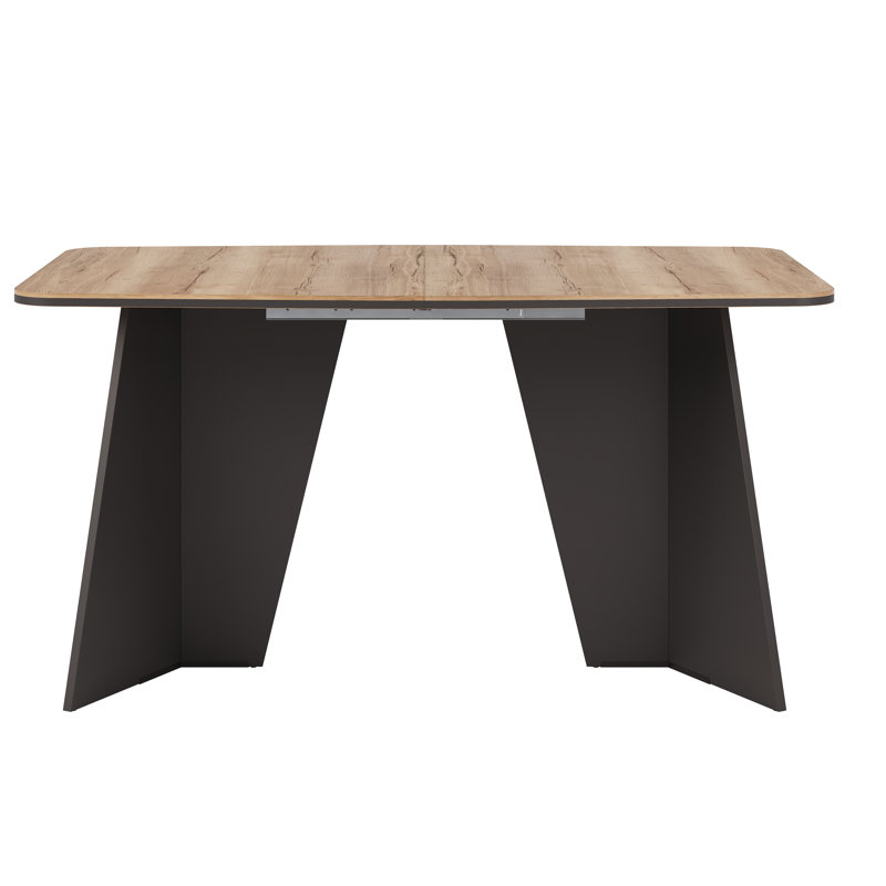 Extendable Dining Table, Light Wood