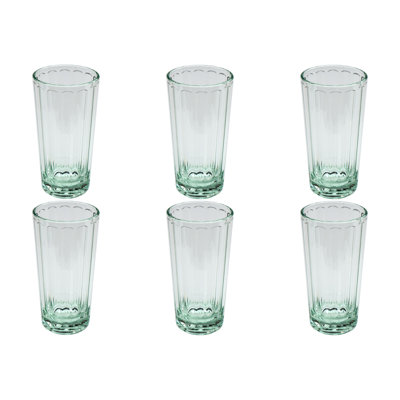 Panel Acrylic Drinking Glass - Clear - 21 oz
